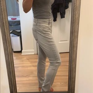 Express Grey "paint distressed" jeans